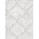 Livart Cashmir Gri Beyaz Eskitme Zemin Üstüne Geometrik Desenli 800-1 Duvar Kağıdı 16.50 M²