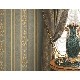 Adawall Rumi Koyu Gri Klasik Süslemeli Çizgi Desenli 6805-5 Duvar Kağıdı 10.60 M²