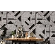 Decowall Tudor Gri Kahve Bej Modern Geometrik Desenli 3508-05 Duvar Kağıdı 16.50 M²