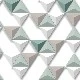 Ugepa (fransız) Hexagone 3 Boyutlu Beyaz Yeşil Geometrik Desenli L57504 Duvar Kağıdı 5 M²