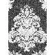 Livart Genesis Beyaz Siyah Damask Desenli 5008-12 Duvar Kağıdı 16.50 M²