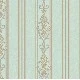 Adawall Rumi Mavi Gri Klasik Süslemeli Çizgi Desenli 6805-6 Duvar Kağıdı 10.60 M²