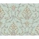 Adawall Rumi Mavi Gri Süsleme Motifli Damask Desenli 6806-6 Duvar Kağıdı 10.60 M²