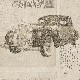 Duka Freedom Krem Somon Pembe Pop Art Desen Üstünde Antika Arabalar Desen 14251-2 Duvar Kağıdı 16,20 M²