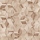 Ugepa (fransız) Hexagone 3 Boyutlu Kahverengi Geometrik Ahşap Desenli L59208 Duvar Kağıdı 5 M²