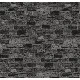 Wall212 3d Single 3 Boyutlu Siyah Gri Krem Kesme Taş Desenli 2040 Duvar Kağıdı 5 M²