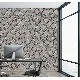 Duka Lifestyle Gri Zemin Üstüne Gümüş Kırık Beyaz Siyaz Geometrik Modern Desen 23350-4 Duvar Kağıdı 10.60 M²