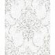 A'la Venda Gri Damask Şam Desenli DL11602 Duvar Kağıdı 16.50 M²