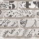 Duka Freedom Vizon Gri 3 Boyutlu Tuğla Üzerine Antrasit Gazete Baskı Desenli 14236-3 Duvar Kağıdı 16,20 M²