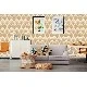 Bella Wallcoverings Krem Kahve 3 Boyutlu Geometrik Desenli YG32002 Duvar Kağıdı 16.50 M²