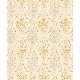 Bella Wallcoverings Krem Zemin Koyu Gold Motifli Damask Desenli YG31802 Duvar Kağıdı 16.50 M²