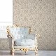 Duka Legend Bej Zemin Gold Motifli Damask Desenli 81152-1 Duvar Kağıdı 16.50 M²