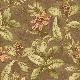 A'la Venda Kahve Bordo Yeşil Çiçek Yaprak Desenli YG50205 Duvar Kağıdı 16.50 M²