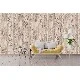 Bella Wallcoverings Gri Kahve Eskitme Zemin Klasik Motif Desenli YG30506 Duvar Kağıdı 16.50 M²